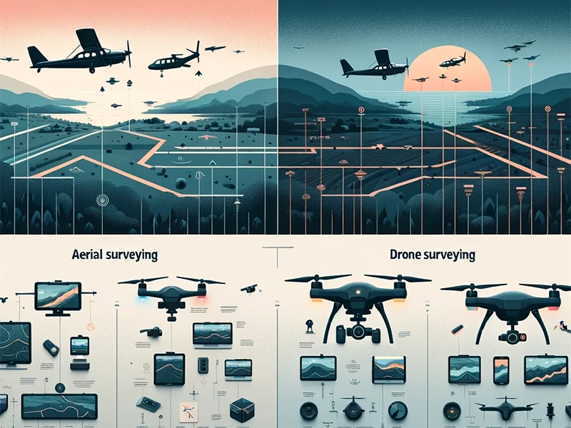 Aerial-Surveying Vs Drone Surveying